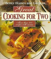 Cover of: Better Homes and Gardens Great Cooking for Two (C6)
