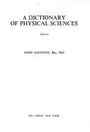 Cover of: A dictionary of physical sciences