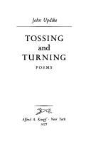 Cover of: Tossing and turning: poems