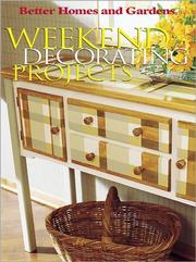 Cover of: Weekend decorating projects.