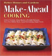 Cover of: Make-ahead cooking