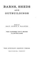 Cover of: Barns, sheds and outbuildings