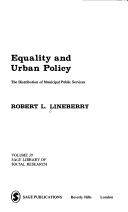 Equality and urban policy : the distribution of municipal public services