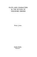 Cover of: Plots and characters in the fiction of Theodore Dreiser