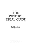Cover of: The writer's legal guide