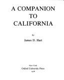 Cover of: A companion to California