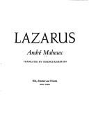 Lazare by André Malraux