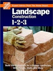 Cover of: Landscape construction 1-2-3