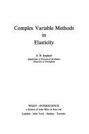 Complex variable methods in elasticity