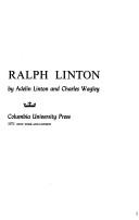 Ralph Linton by Adelin Linton