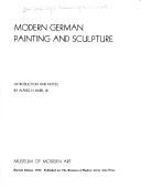 Cover of: Modern German painting and sculpture.