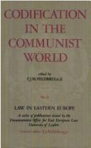 Cover of: Codification in the communist world: symposium in memory of Zsolt Szirmai (1903-1973)