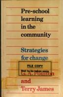 Cover of: Pre-school learning in the community: strategies for change