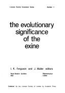 The evolutionary significance of the exine