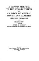 An index of mineral species and varieties arranged chemically : with an alphabetical index of accepted names and synonyms