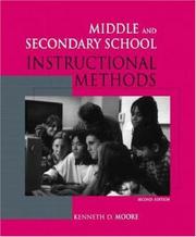 Cover of: Middle and secondary school instructional methods