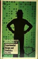 Cover of: Experimental design and statistics