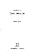 Cover of: A reading of Jane Austen