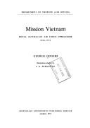 Cover of: Mission Vietnam: Royal Australian Air Force operations, 1964-1972