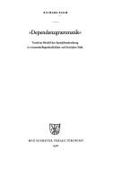 Dependenzgrammatik by Richard Baum
