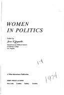 Cover of: Women in politics