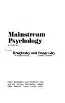 Cover of: Mainstream psychology: a critique
