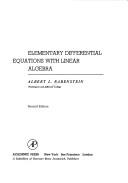 Elementary differential equations with linear algebra by Albert L. Rabenstein