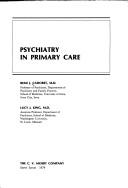 Psychiatry in primary care