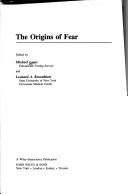 Cover of: The Origins of fear
