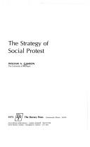 The strategy of social protest by William A. Gamson