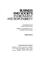Business and society: environment and responsibility by Keith Davis