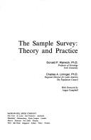 Cover of: The sample survey: theory and practice