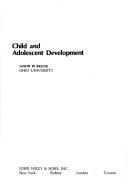 Cover of: Child and adolescent development by Jason W. Brunk