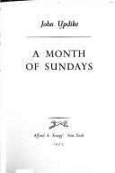 Cover of: A month of Sundays by John Updike