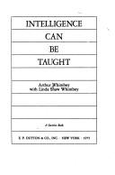 Cover of: Intelligence can be taught