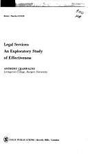 Legal services : an exploratory study of effectiveness