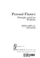 Cover of: Personal finance: principles and case problems