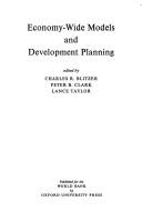 Cover of: Economy-wide models and development planning