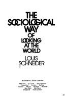 The sociological way of looking at the world