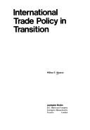 Cover of: International trade policy in transition