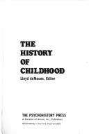 Cover of: The history of childhood.