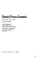 Cover of: Chemical process economics