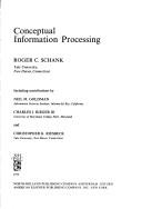 Conceptual information processing by Roger C. Schank