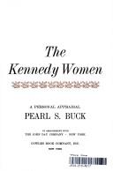 Cover of: The Kennedy women: a personal appraisal