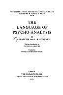 Cover of: The language of psycho-analysis by Jean Laplanche
