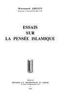 Cover of: Essais sur la pensée islamique.