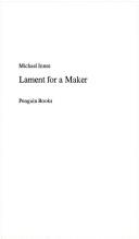 Cover of: Lament for a maker