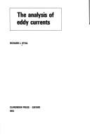 The analysis of eddy currents by Richard L. Stoll