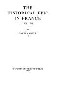 The historical epic in France, 1500-1700