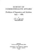 Survey of Commonwealth affairs : problems of expansion and attrition, 1953-1969